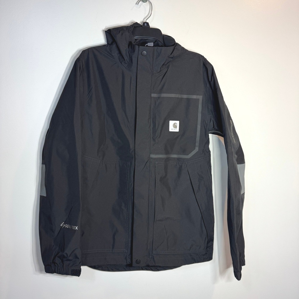 Carhartt LWD Gore-Tex Jacket‎ Mens Small Hooded Waterproof Outdoor Hiking